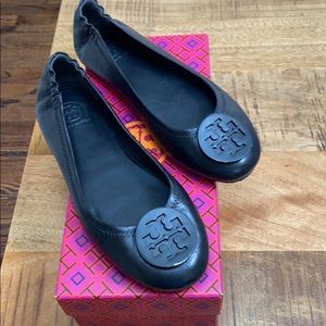Tory Burch Authentic Black Minnie travel flats